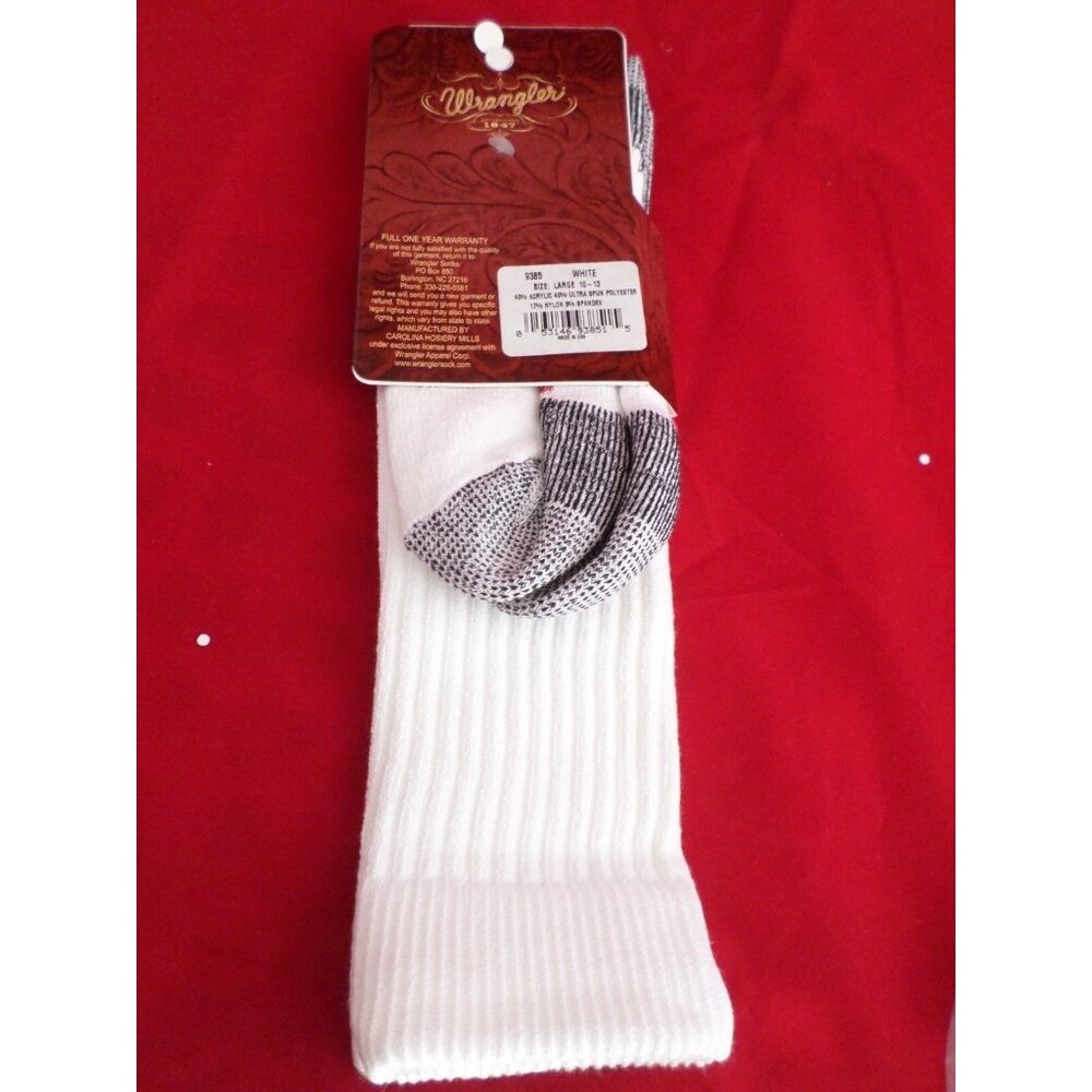 1 Pair Wrangler Ultra Dri Over the Calf  Boot Sock Large 9-13 USA - Picture 3 of 7